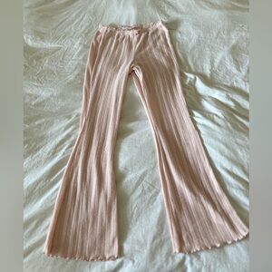 Pink Rose Soft flared pants NWT
